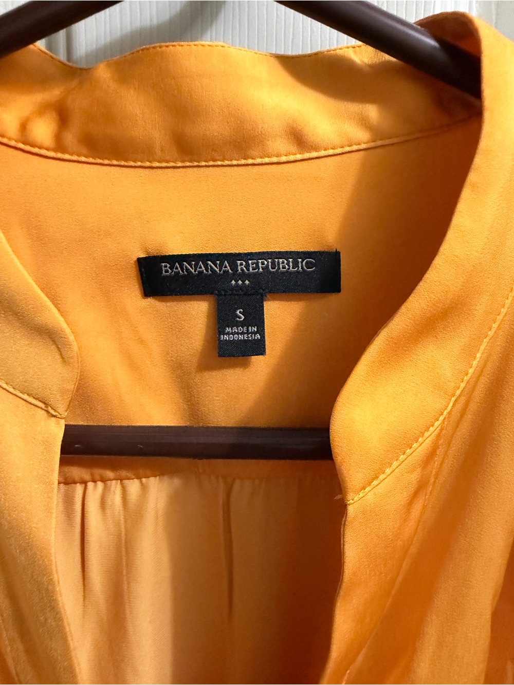 Banana Republic Women's Mustard Wide-Leg Pants & Blouse Set 4 Small - Picture 8 of 8